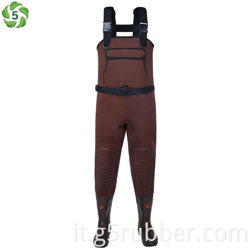 Neoprene Fishing Chest Waders 200g Insulation Boots